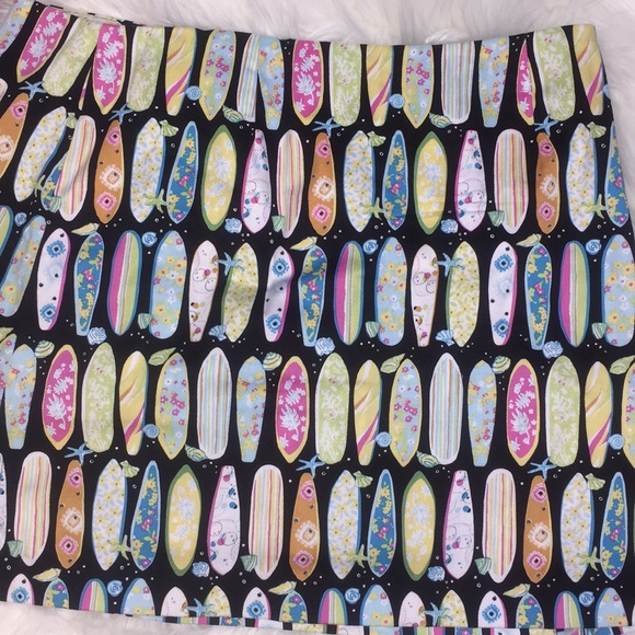 Bamboo Traders Multicolor Surfboard Skort Shorts - Picture 2 of 6